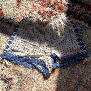 Boutique Fitted Waist Printed Shorts